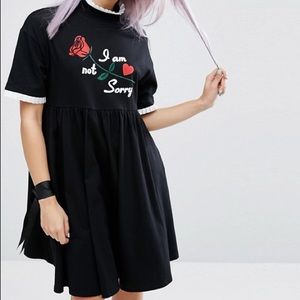 Lazy oaf I Am Not Sorry Dress Medium M